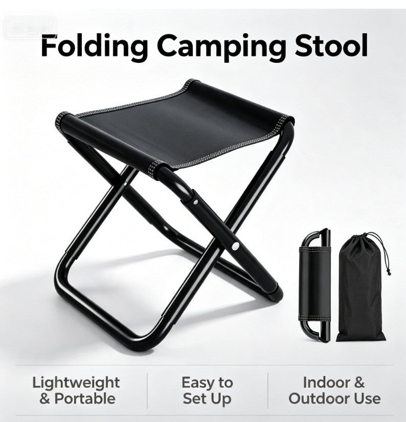Fishing Camping Picnic Chair Seat Hiking Portable Outdoor Folding Stool UK