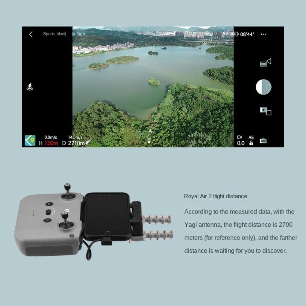 1 pair Black Gray Antenna Range Extender for DJI NEO/Mini 4K/2/Mavic3/Air 2