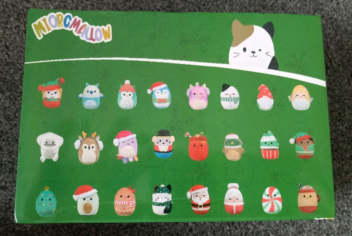 Micromallows 24-Day Deluxe Holiday Advent Calendar 2.5 Inch Stuffed Squishmallow