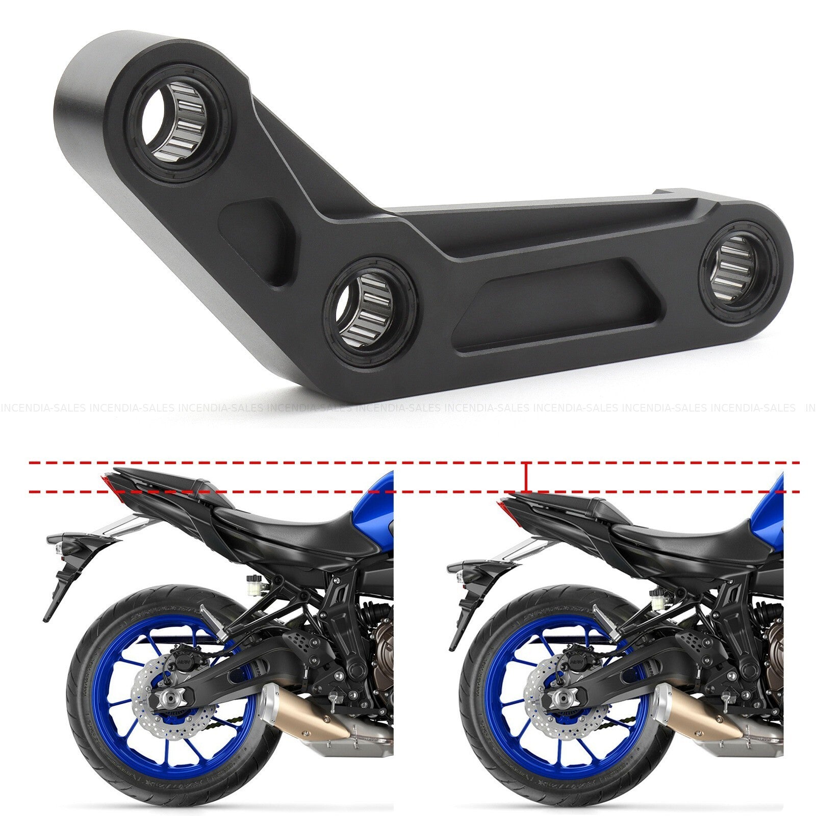 Lowering Link Dog Bone For Yamaha MT-07 FZ-07 2014-2025 XSR700 2016-2025