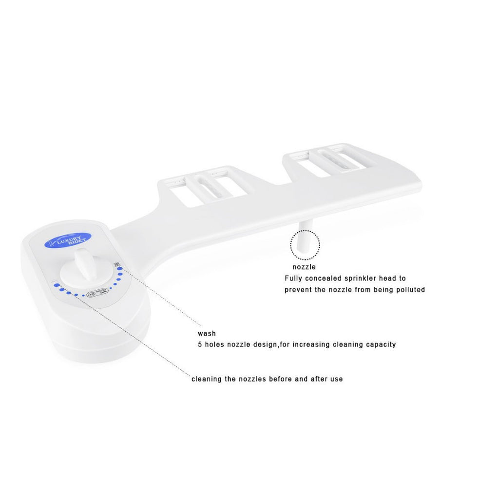 Hygiene Toilet Bidet Seat Attachment Water Spray Self Cleaning Nozzle Wash
