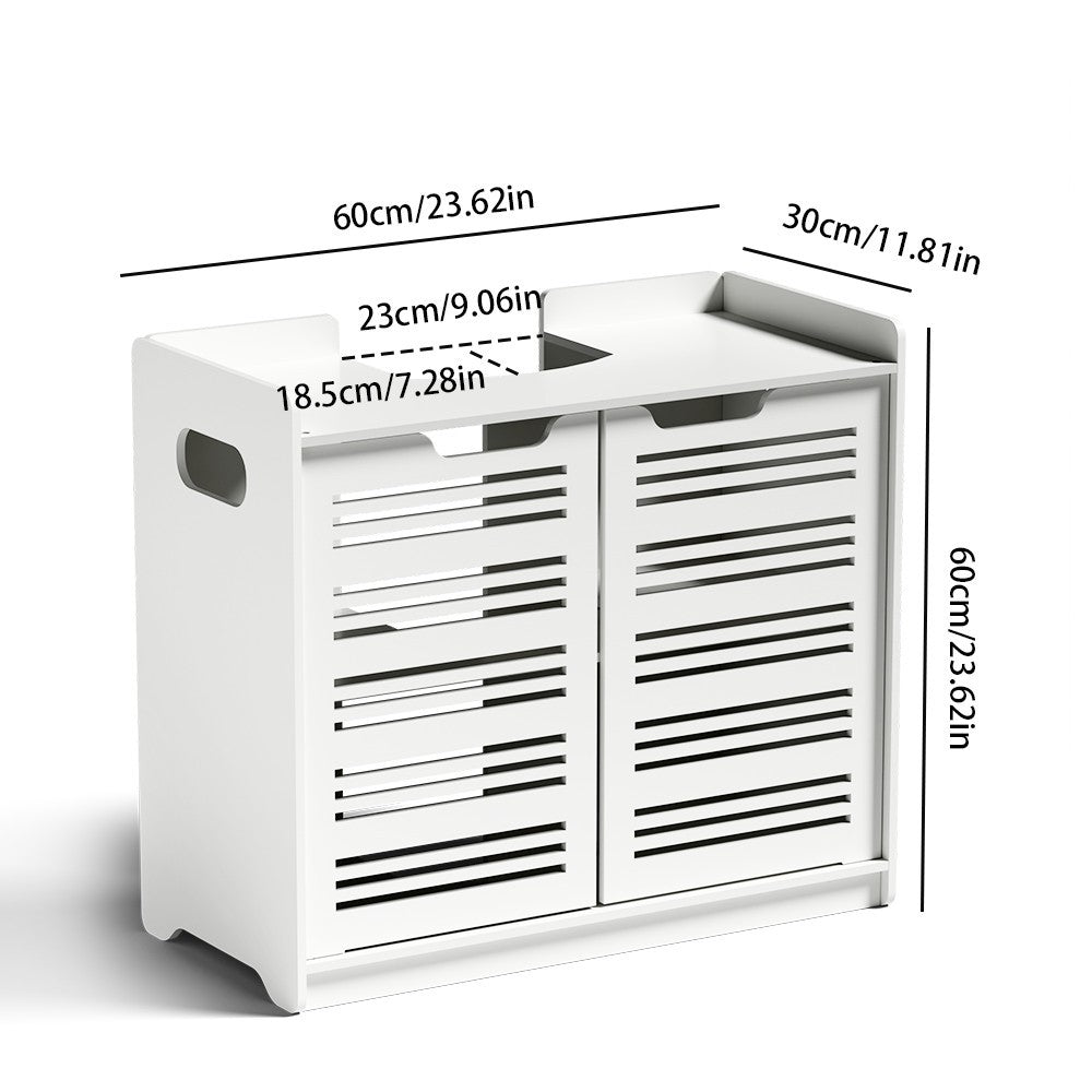 Bathroom Under Sink Cabinet Basin Storage Cupboard Vanity Unit Furniture White