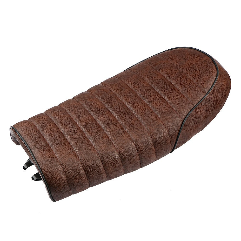 Universal Motorcycle Seat Flat Brat Saddle for Yamaha Honda GB Suzuki Cafe Racer
