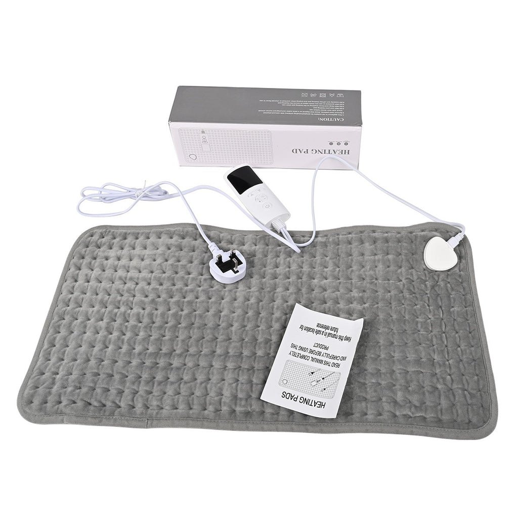 Electric Heating Pad Heat Therapy Feet Warmer Mat Neck Shoulder Back Pain Relief
