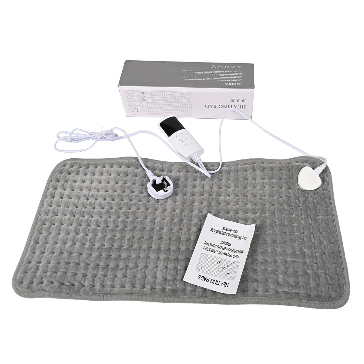 Electric Heating Pad Heat Therapy Feet Warmer Mat Neck Shoulder Back Pain Relief