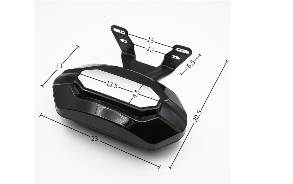 Motorcycles Universal Sissy Bar Rear Passenger Back Rest Backrest Pad Cushion