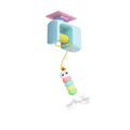 Hanging Cat Toy Retractable Door Rope Interactive Cat Teaser Play Stick UK