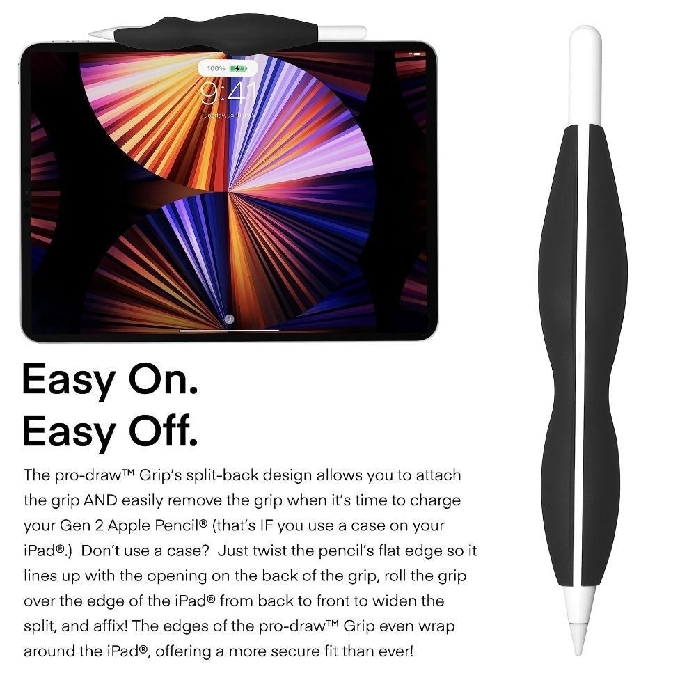 Flexible Pen Grip Silicone Pen Sleeve for Pencil 2 Generation