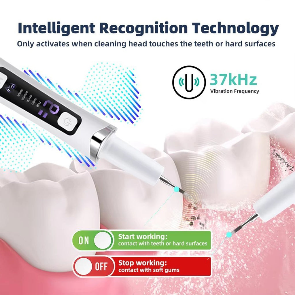 Ultrasonic Tooth Cleaner Electric Dental Scaler Tartar Plaque Calculus Remover