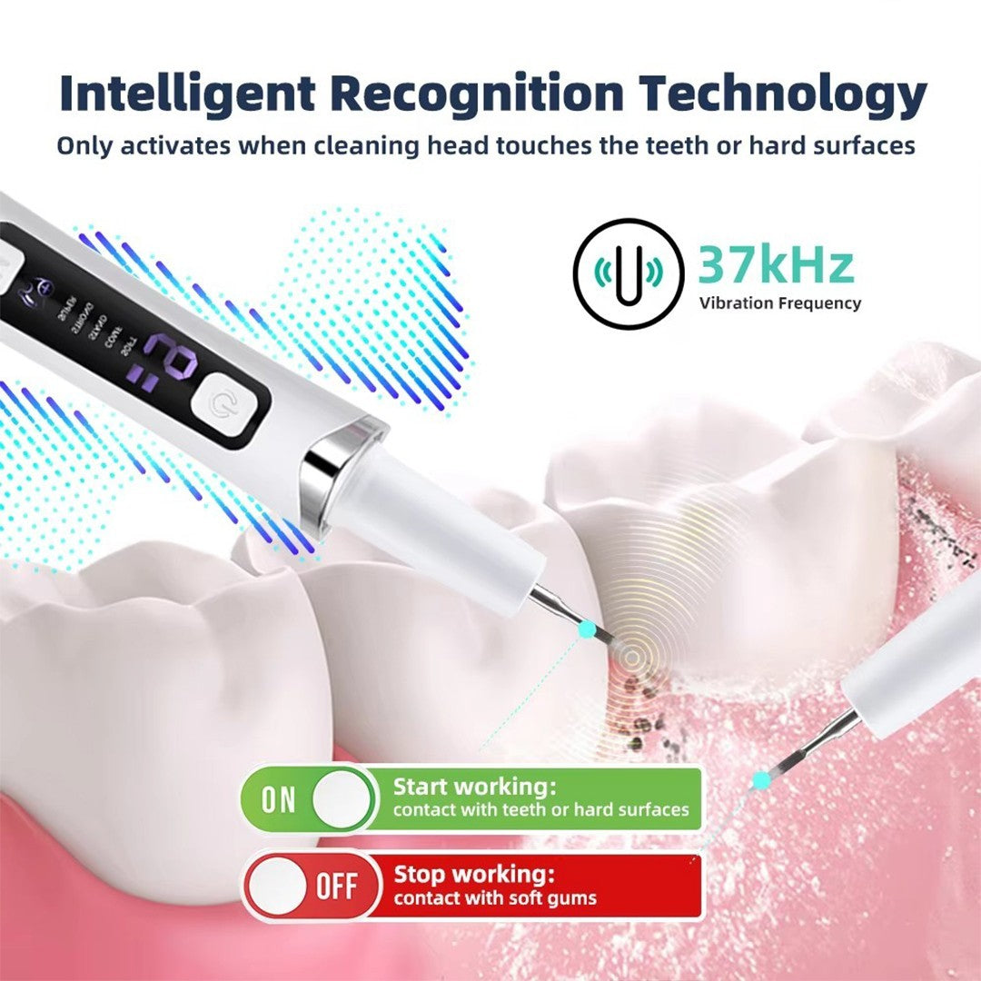 Ultrasonic Tooth Cleaner Electric Dental Scaler Tartar Plaque Calculus Remover