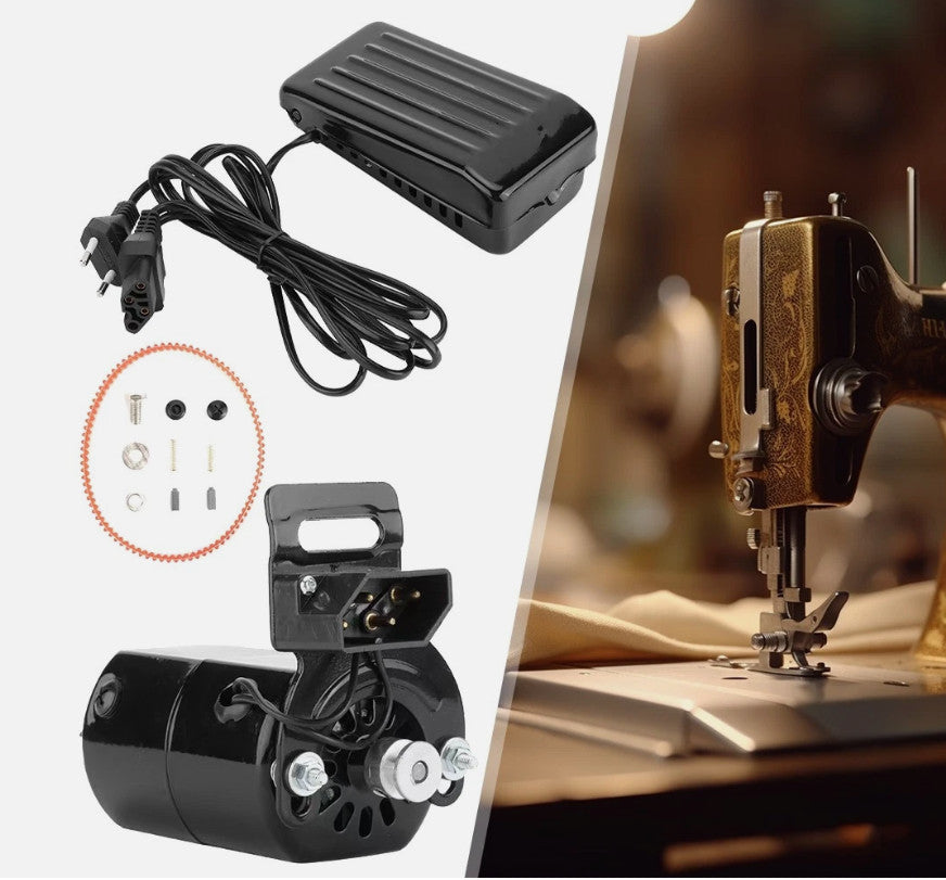 180W Domestic Sewing Machine Motor Complete With Foot Control Pedal