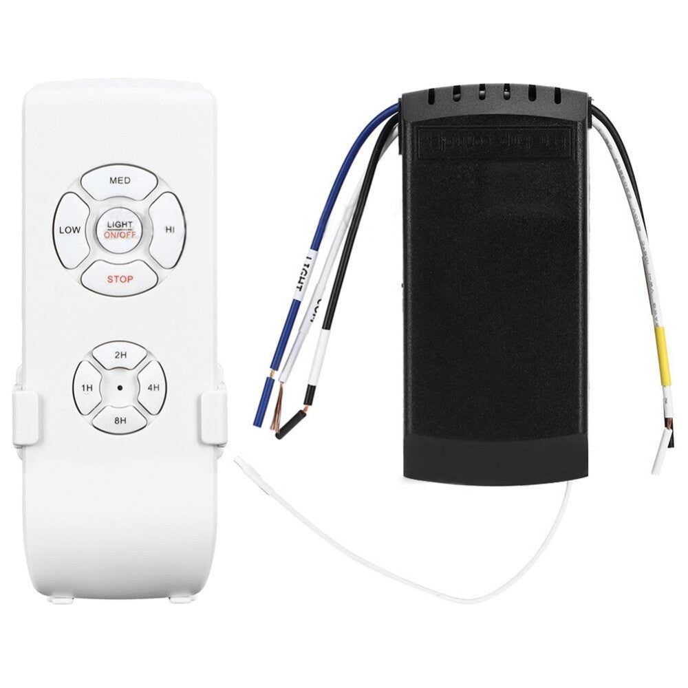 Ceiling Fan Light Lamp Controller Wireless Remote Speed Control Receiver Kit
