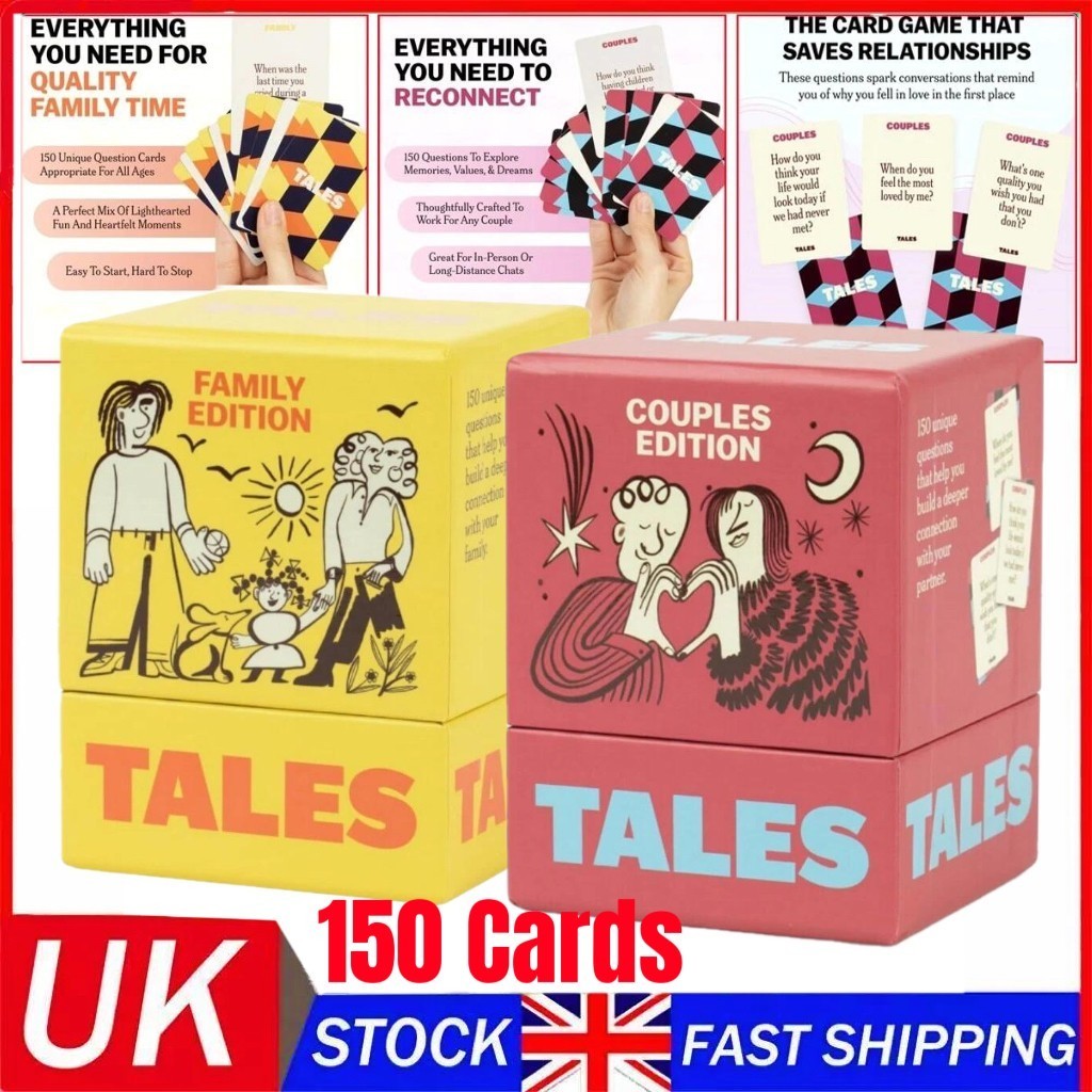 Tales Conversation Starter Cards Card Game For Family/Couples Edition Board Game