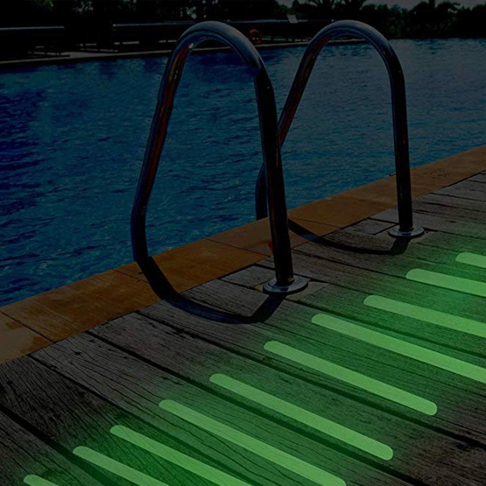 24 Pcs Stair Grips Luminous Anti-slip Strips Child  Tape Peva