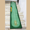 Adjustable Golf Putting Mat Alignment Training Practice Mat Indoor Outdoor Use