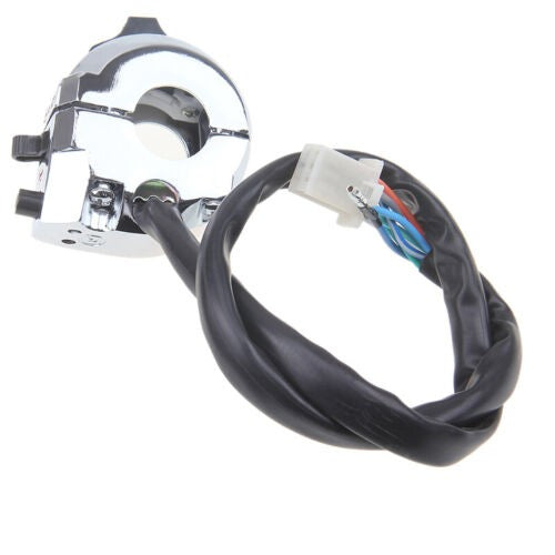 7/8" Motorcycle Handlebar Headlight Indicator Turn Signal Light Horn Switch 22mm