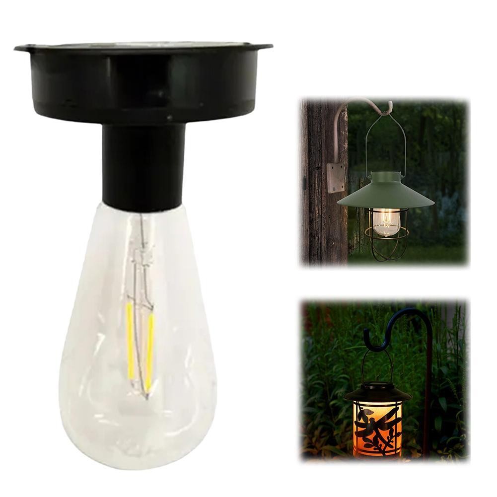 Pack of 2 Solar Light Bulbs – Replacement Solar Module for Garden Lights