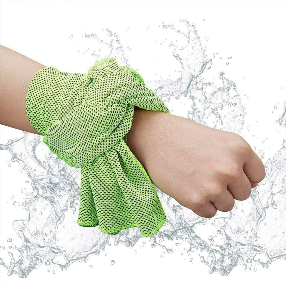 10x Instant Cooling Towel ICE Cold - Running Cycling Jogging Gym Sports Outdoors