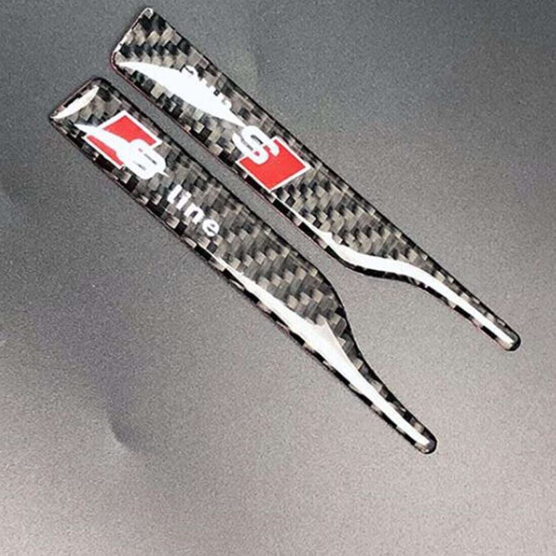 S Line Carbon Fiber Rearview Mirror Sticker Anti-scratch Strip for Audi Styling