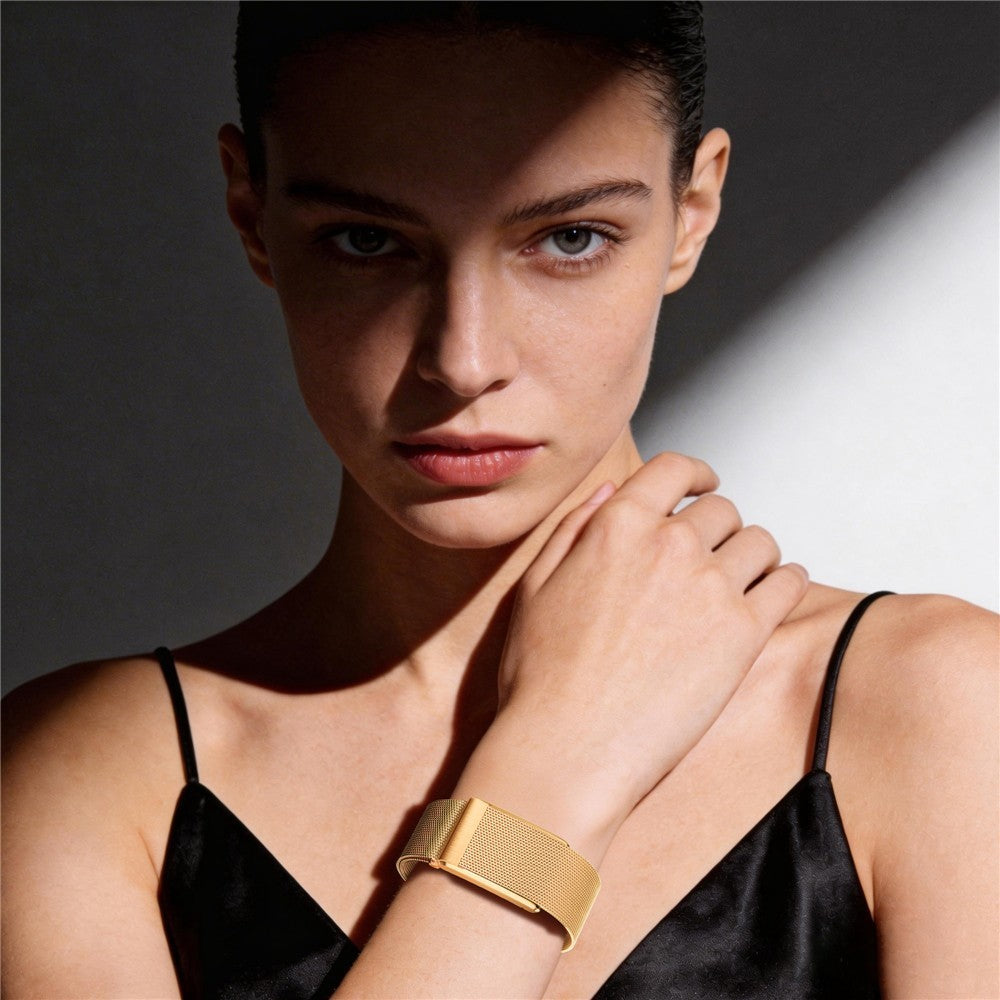 For Whoop 5.0  Milanese Loop Strap Bracelet Stainless Steel Mesh Band