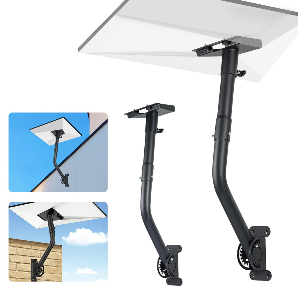 Heavy-Duty 360° Adjustable Starlink Gen3 V4 Mount – Wall & Roof Mounting Kit