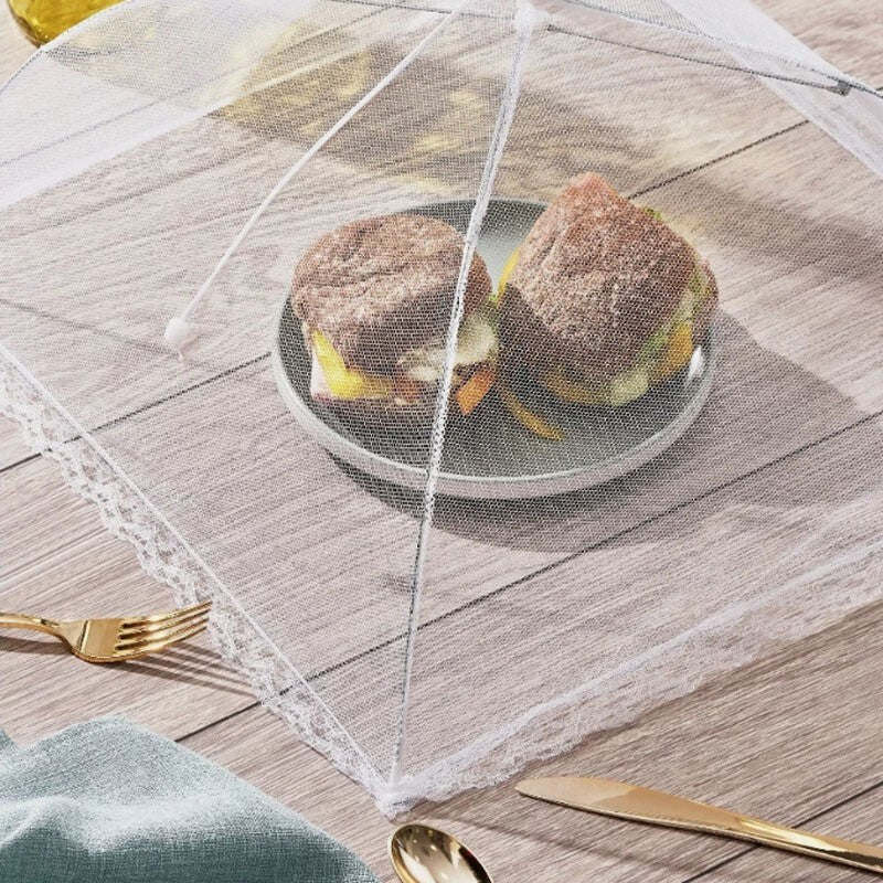 Collapsible Food Covers Nets Mesh Insect Fly Protector Kitchen Outdoor BBQ