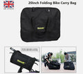 20 Inch Black Folding Bike Bicycle Carrier Bag Carry Transport Travel Pouch Case
