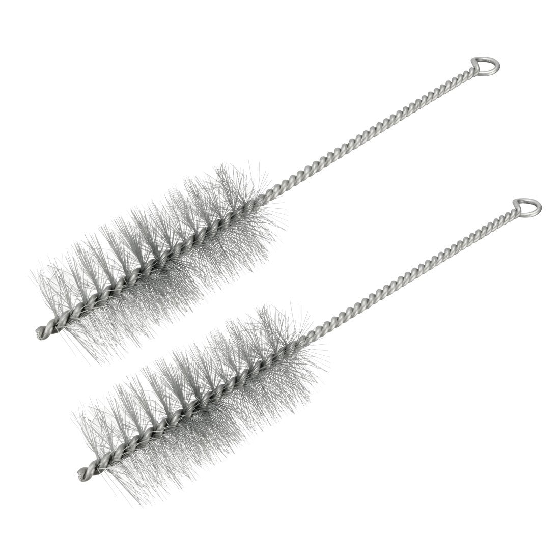 Stainless Steel Wire Tube Cleaning Brush 30mm Diameter 2pcs.
