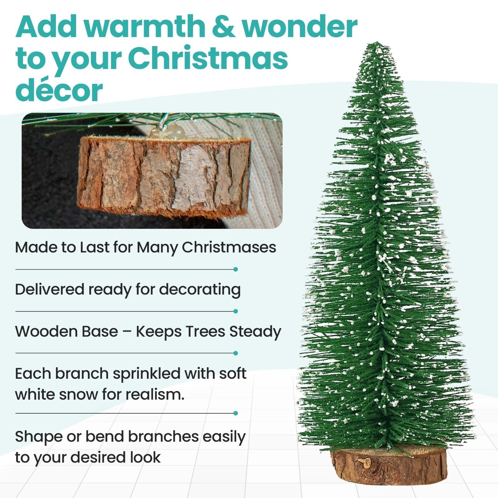 Desktop Decor Mini Christmas Tree Table Top Small Pine Tree Xmas Green for Decor