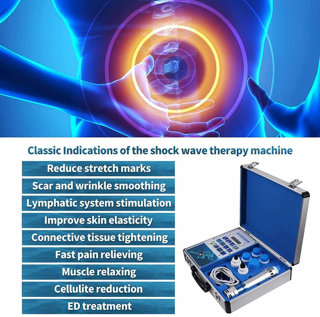 Touch Screen Shockwave Therapy Machine For Muscle Pain Removal & ED Treatment UK