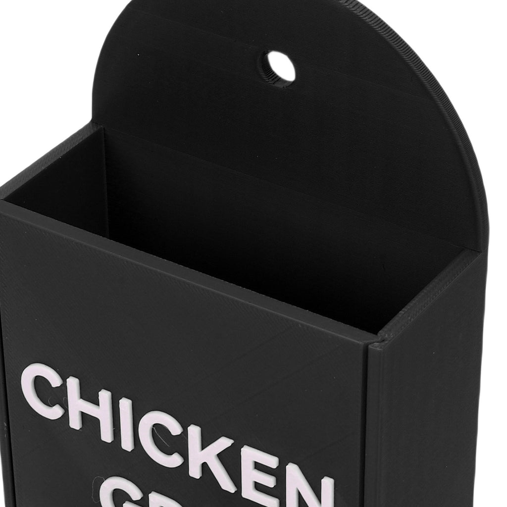 Chicken Grit Feeder Corner Hanging Feeding Device Trough Automatic Gravity