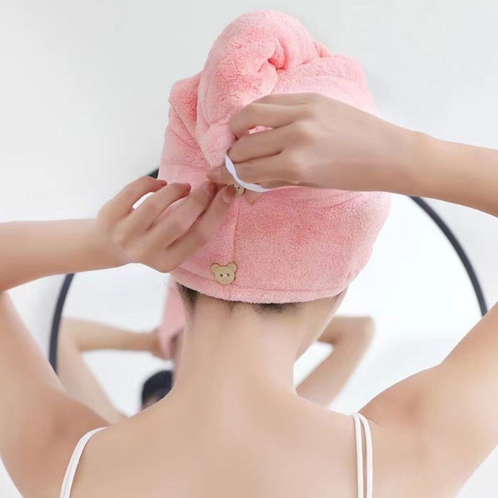 HAIR TOWEL WRAP | Rapid Drying Magic Head Wrap Quick Dry Microfibre Turban Women