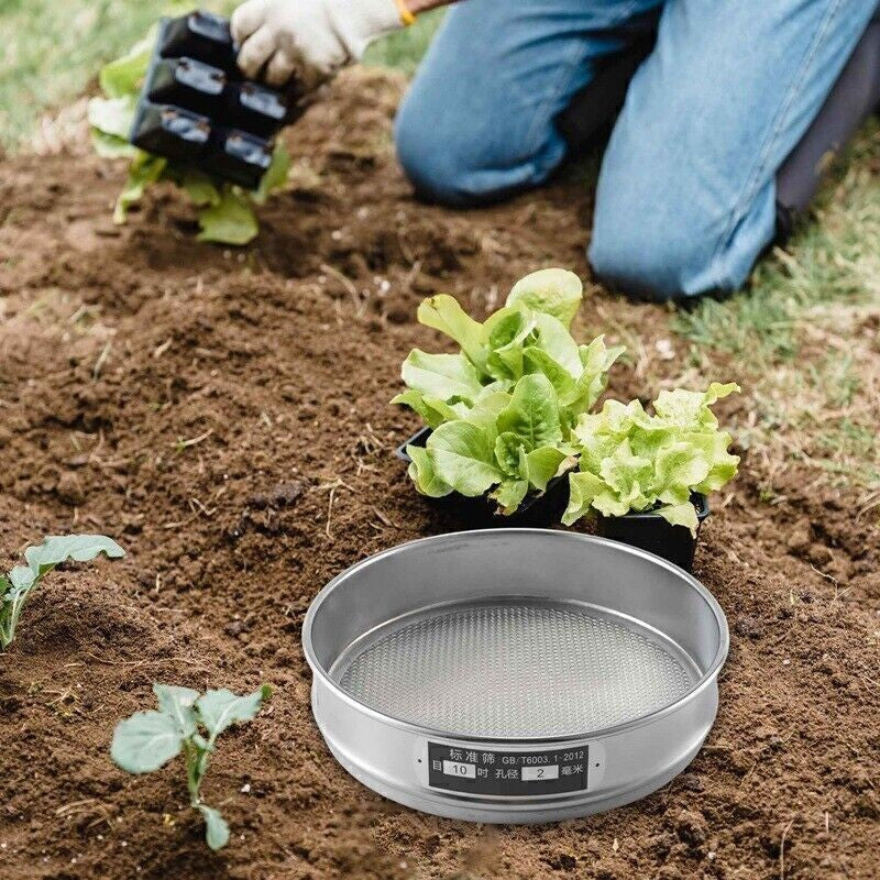 Compost Seed Tray Gardening Duty Garden Riddle Sieve Mesh Soil Sift