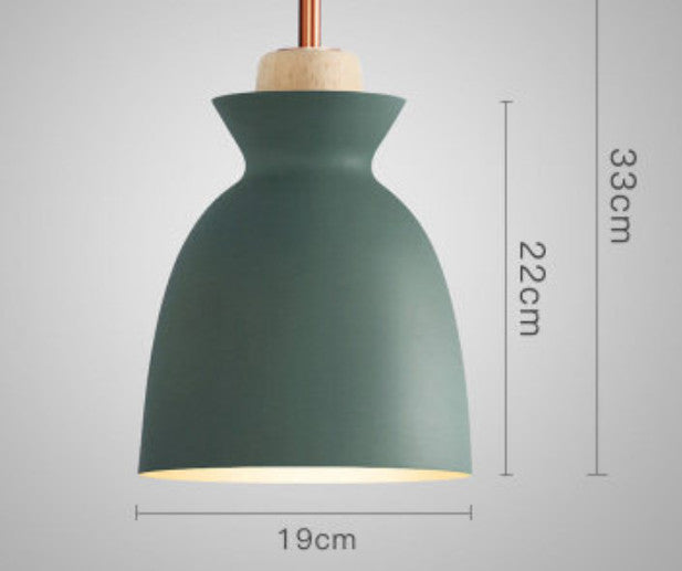Wood Pendant Light Home Lamp Aluminum Chandelier Lighting Kitchen Ceiling Lights