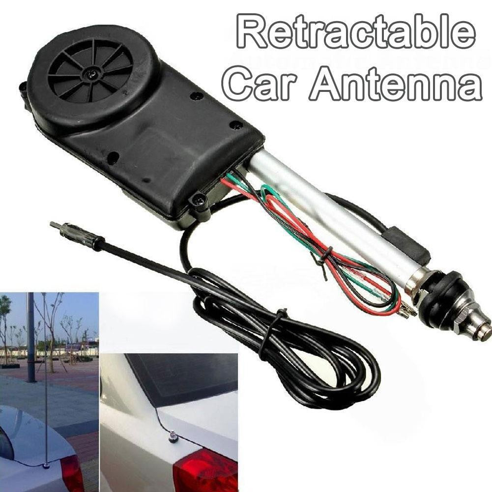 12V Electric Automatic Car Aerial Mast AM FM Radio Power Antenna Replacement