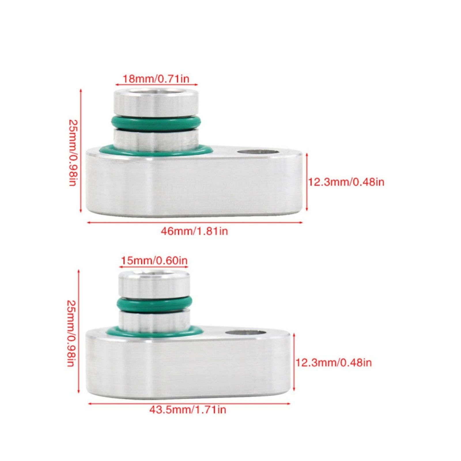 Air Conditioning Block off Kit Green Sealing Seal Rear A/C Block-off Kit