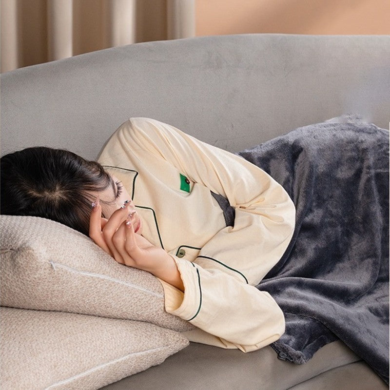 USB Heated Blanket Shawl Poncho Graphene Electric Throw Cape for Office Nap UK