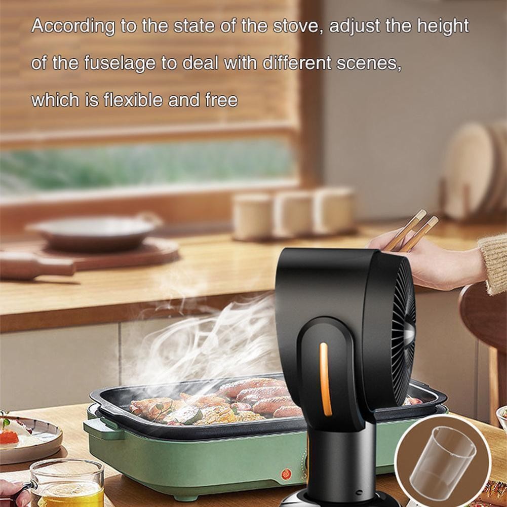 Smoke Away Purifier Extractor Fan Purifier Portable Smoke Purifier Desk Fan UK