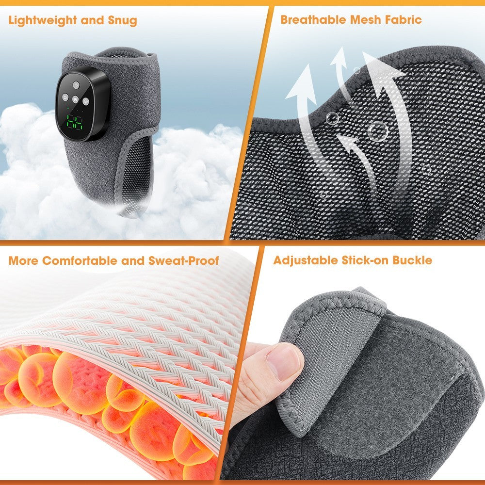 Cordless Foot Ankle Massager Heat & Vibration for Plantar Fasciitis Pain Relief