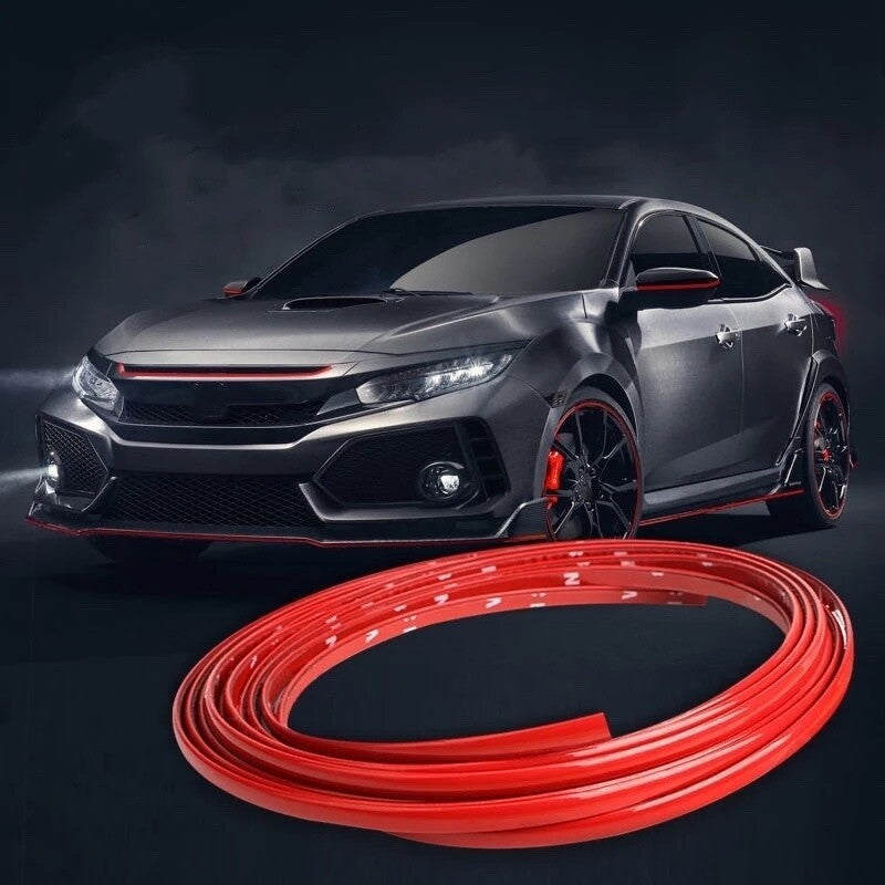 5M Self Adhesive Car Decor Strip Door Bumper Scratch Body Protective Moulding