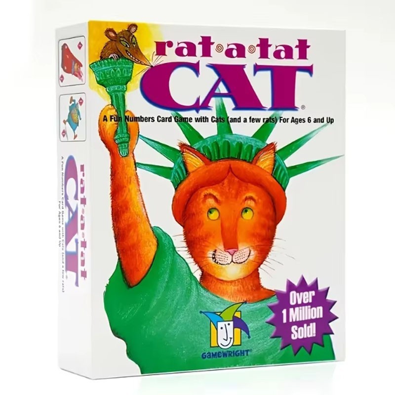Rat A Tat Cat Funny Classic Family Party Board Cards Game Toy Kids Gift UK