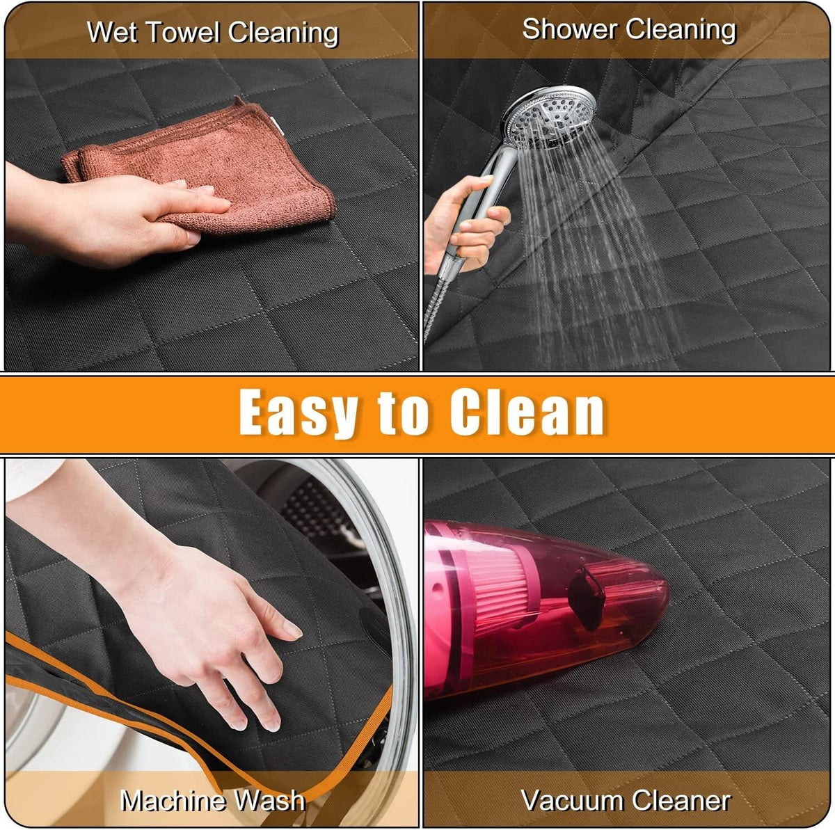 Pet Car Seat Cover Dog Safety Protector Mat Rear Back Seat Hammock Cushion UK