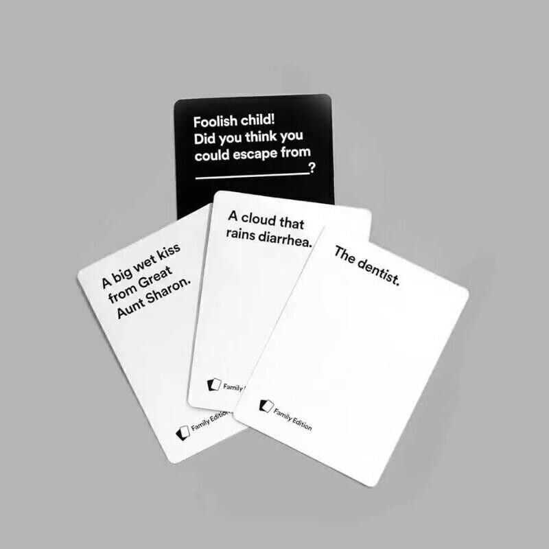 Family Edition New Cards Against Humanity Deck Card Games Game Dedicated Gift