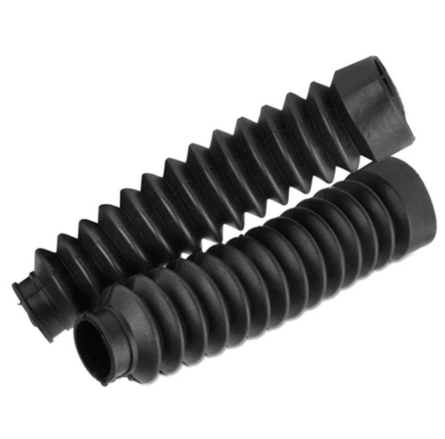 2 Pack Motorcycle Rubber Front Fork Dust Cover Shock Absorber Black