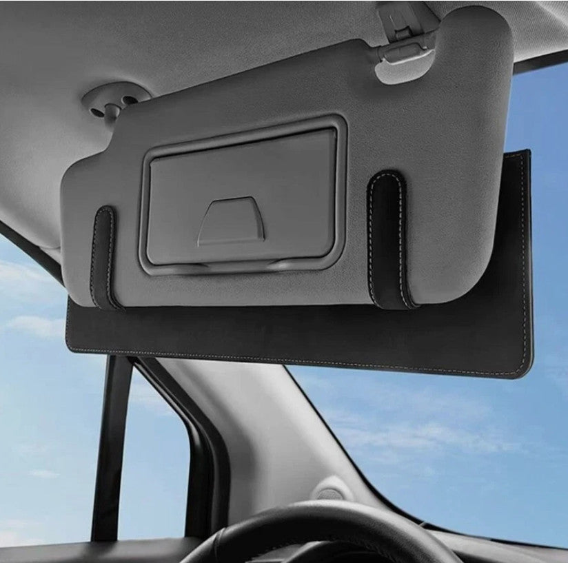 Car Sun Visor Extension Extender Clip on Glare Reducer Low Sun Driving Protector