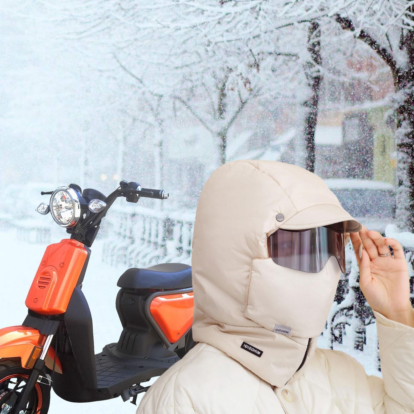 Winter Hat Thermal Lightweight Windproof Mask Face Cover Headwear Trapper Hat
