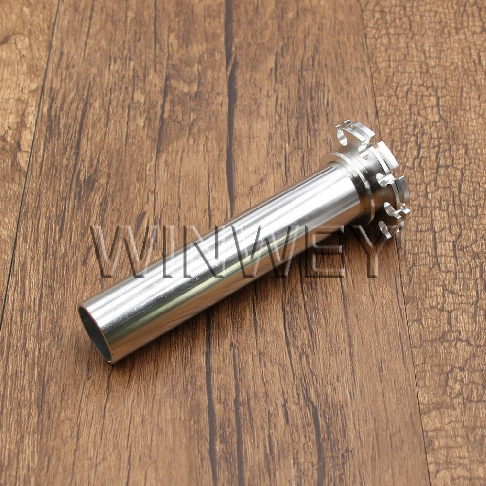 CNC Aluminum Universal Motorcycle Twist Throttle Assembly 7/8" 22mm Silver
