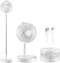 Cordless Fan, Portable Fan Rechargeable 7200mAh -Foldable Whisper Quiet