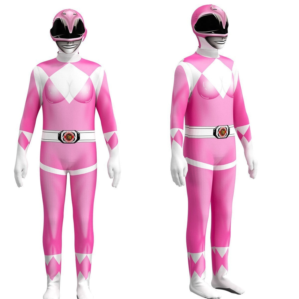 Power✨ Rangers Cosplay Costume Jumpsuits Kids Carnival Fancy Outfit Set Adult UK