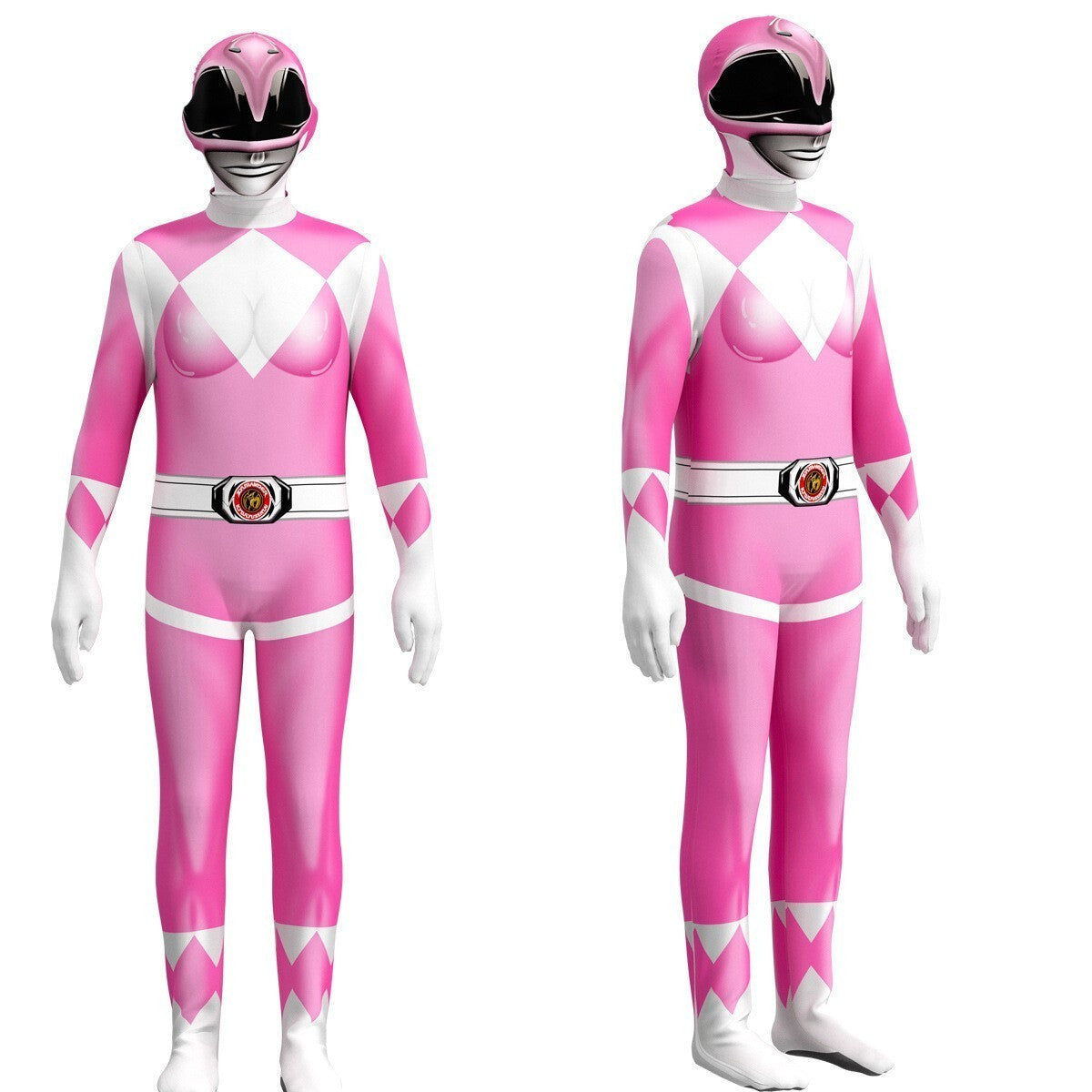 Power✨ Rangers Cosplay Costume Jumpsuits Kids Carnival Fancy Outfit Set Adult UK